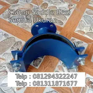 Clamp Saddle Besi Semua Ukuran