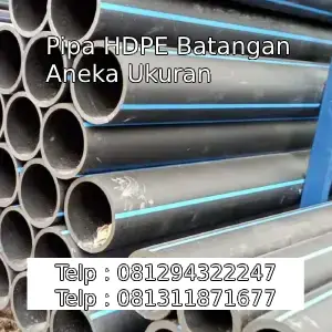 Pipa HDPE Batangan Aneka Ukuran