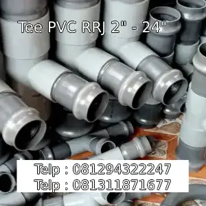 Tee PVC RRJ 2" - 24"