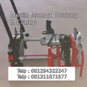 Mesin Manual Dorong 2 Clamp